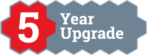 5 year upgrade icon