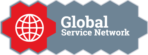 Global service network icon